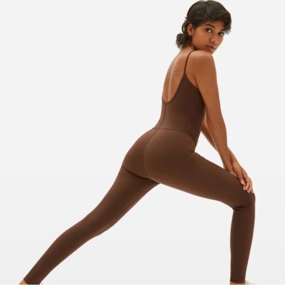 Everlane Perform Chocolate Brown Women's Jumpsuit